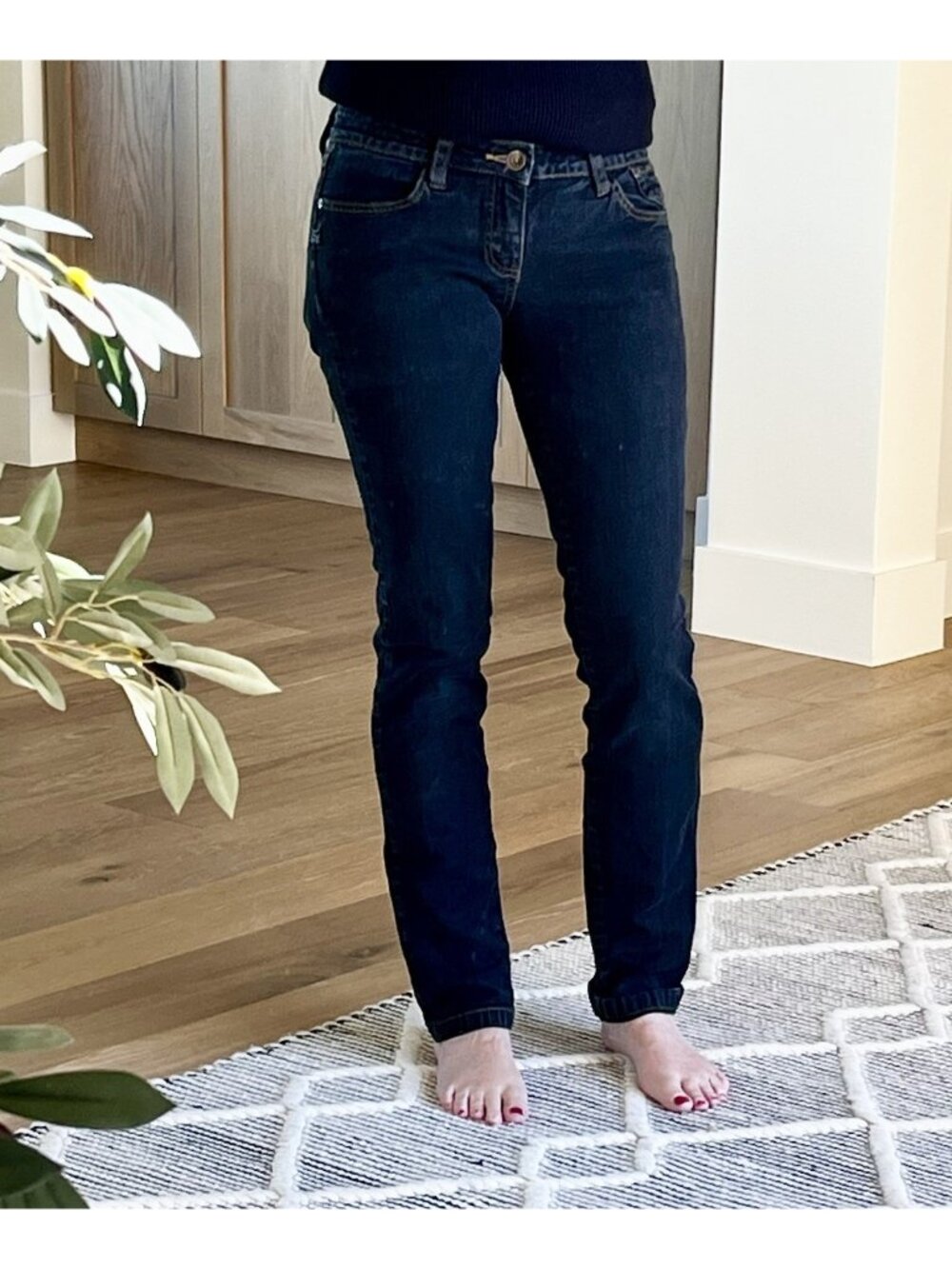 Vintage Billabong  Y2k The Skinny Black Lowrise Jeans Juniors Excellent Sz 5